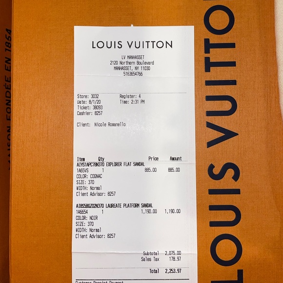 LOUIS VUITTON AI8S58GZO2N370 LAUREATE PLATFORM SANDAL - Picture 4 of 5